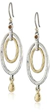 Lucky Brand Two Tone Oval Orbital Earrings