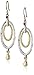 Lucky Brand Two Tone Oval Orbital Earrings