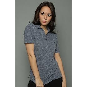 Buy Alternative Apparel The Berke Urban Polo in Eco Navy,Tops (S S) for Women by Alternative