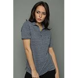 Alternative Apparel The Berke Urban Polo in Eco Navy,Tops (S S) for Women by Alternative
