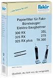 Fakir 0110805 Bohner 3 SL Papierfilter Pack A 5