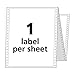 Avery UltraDuty GHS Chemical Labels for Epson ColorWorks C831 Drum Printer, Waterproof 8.5