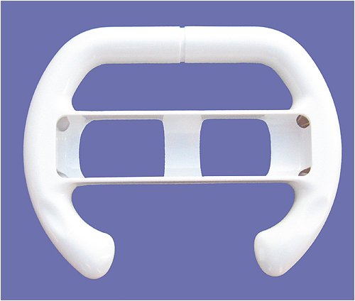 Steering Wheel for Nintendo Wii, White