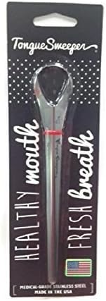 Tongue Sweeper Model P Stainless Steel Tongue Cleaner by Tongue Sweeper