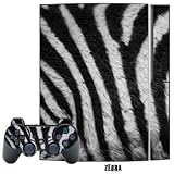 Playstation 3 Skin System Console Skin and two PS3 Controller Skins Zebra Playstation 3 Skin System Console Skin and two PS3 Controller Skins Zebra