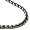 Titanium 7MM Wheat Chain Link Necklace 16