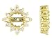 Jewelry : 10KT 1.00CTW WHITE SAPPHIRE EARRING JACKETS