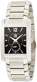 ESQ by Movado Men`s 7301296 SWISS Venture Stainless Steel Bracelet Black Dial Watch