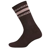 DC Shoes Brown Crew Athletic Socks (Size 10-13)