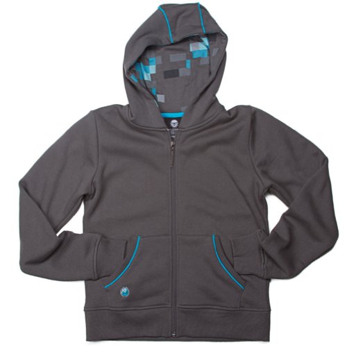 Minecraft Diamond Youth Premium Hoodie Officially Licensed Authentic Zip Up