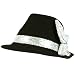 Ladies Winter Classic Wool Blend Fedora Trilby Sequins Bow Dancer Cap Hat Black