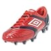 Umbro Stealth Pro HG Soccer Shoes (Red/White/Navy)