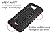 Kyocera Hydro Air Case, Starshop [Heavy Duty] Full Protection Dual Layers Hybird Case with Kickstand and Locking Belt Swivel Clip Black