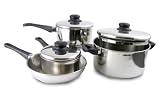 Metro 7 Piece 18/10 Stainless Steel Cookware Set #0425