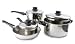 Metro 7 Piece 18/10 Stainless Steel Cookware Set #0425