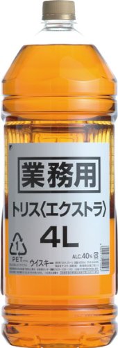 サントリー・トリスウイスキー・エクストラ・業務用・4Lペットボトル　40度　×1本