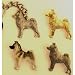Pet Supplies : Norwegian Elkhound Keychain