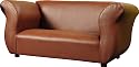 Fantasy Furniture Fancy Sofa, Brown