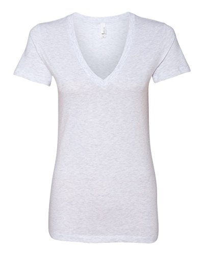 Bella Ladies' Deep V-Neck Jersey T-Shirt 6035