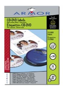 Armor CD - Labels 40 Stück
