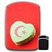 Candy Heart with Symbol of Islam on It For Apple iPad Mini Soft Protection Neoprene Case Cover Sleeve Bag With Pocket which is Ideal for Headphones, Data Cable etc