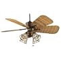 Fanimation Fans FP320RS 52" Islander Tropical Indoor Rust Ceiling Fan w/ Light & ISD1A Blades