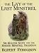 The Lay of the Last Minstrel: Sir Walter Scott and the Border Minstrel Tradition