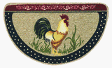 Office Products : Bacova Guild 36984 Cock-a-DoOdle-Doo Berber Kitchen Slice Rug