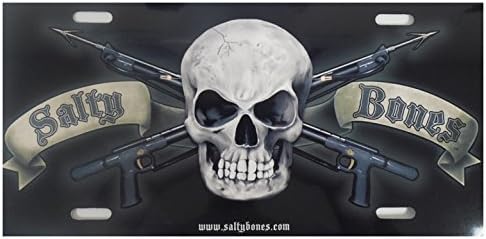 Salty Bones Speargun Plate Black