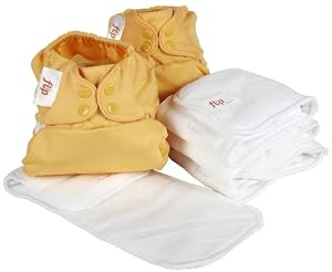 flip - Snap - Stay Dry Insert - Day Pack (6 Pack)-Clementine