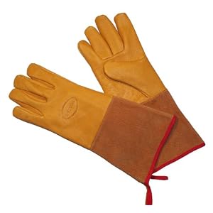 ROSE GLOVES-100% Superior THRON-PROOF,Women Medium Size, Washable Leather