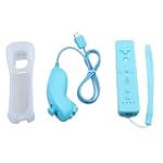 Blue Nunchuk + Remote Controller for...