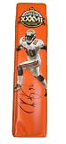 Ronde Barber Autographed Super Bowl XXXVII Logo Football End Zone Pylon Featuring Photo of Ronde! Tampa Bay Buccaneers, Virginia Cavaliers, Proof Photo of Ronde Signing for Us.