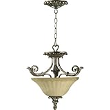 Quorum International 2100-16-58 Mystic Silver Barcelona Renaissance Two Light Dual Mount Ceiling Fix Quorum International 2100-16-58 Mystic Silver Barcelona Renaissance Two Light Dual Mount Ceiling Fix
