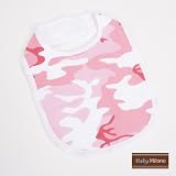 Pink Camo Baby Bib by Baby Milano.