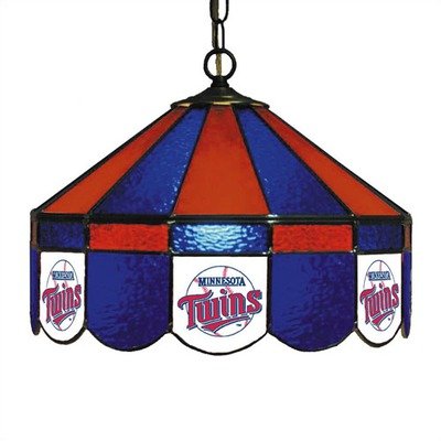 Minnesota Twins Stained Glass Pub Light Style: Swag