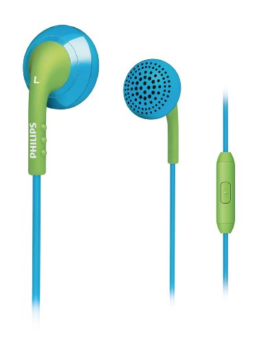 Philips SHE2675BG/28 In-Ear Headset (Green/Blue)
