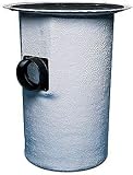 Little Giant BB1830CS2V2D-K 18 x 30 Fiberglass Basin, Bolt-In Cast Iron Hub, 2 Vent, 2 Discharge