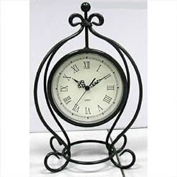 Infinity Instruments The Gateway - Pewter Gray Metal Table Clock