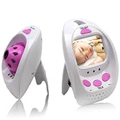 ZD325 Pink Infant Day & Night Handheld Color Video Monitor with 2.4? Screen