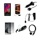 Zune HD 16GB 32GB Accessories. Premium Essential Accessory Kit for Zune HD: Black Skin Case + Clear Skin Case + Car Auto Charger + Wall Home Travel Charger + Highspeed USB Cable + Screen Protector + Crazyondigital Neck String