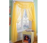 Sheerly Elegant Panels, pr. 84W x 63L (YELLOW)