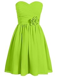 Chiffon Lace-Up Off the Shoulder Bridesmaid Dress/Wedding Party Dress 