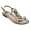 Women's Xhilaration&reg; Tameka Flat Sandals - Bronze Snake