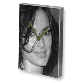 WINONA RYDER - Canvas Clock (A5 - Signed by the Artist) #js002