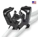 ACOUSTIGRIP wire 'micro-management' for earphones, earbuds, iPod, iPhone, Zune, Sony. TWO BLACK attachment clips. "MADE IN THE USA"