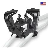 ACOUSTIGRIP wire 'micro-management' for earphones, earbuds, iPod, iPhone, Zune, Sony. TWO BLACK attachment clips. "MADE IN THE USA"