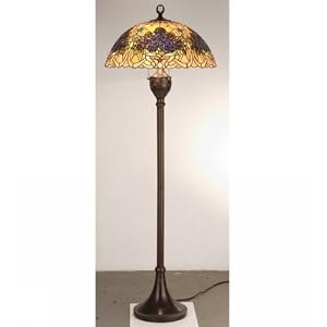 64.5H Rose Bouquet Floor Lamp