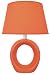 Lite Source LS-20585ORN Viko Table Lamp, Orange with Donut Shaped Body