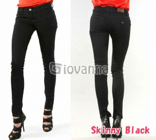 [Wigs2you] Giovanna美脚スキニージーンズ　ブラック